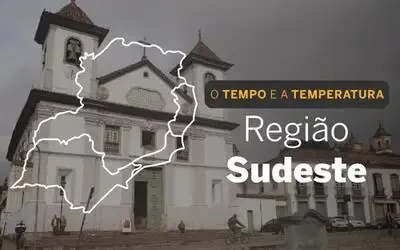 PREVISÃO DO TEMPO: terça-feira (10) de chuvas e trovoadas no Sudeste