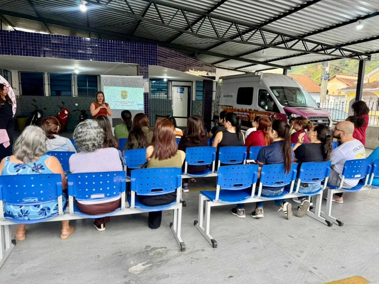 Itajubá: Março Lilás promove palestra sobre violência contra as mulheres na Policlínica do Mercado