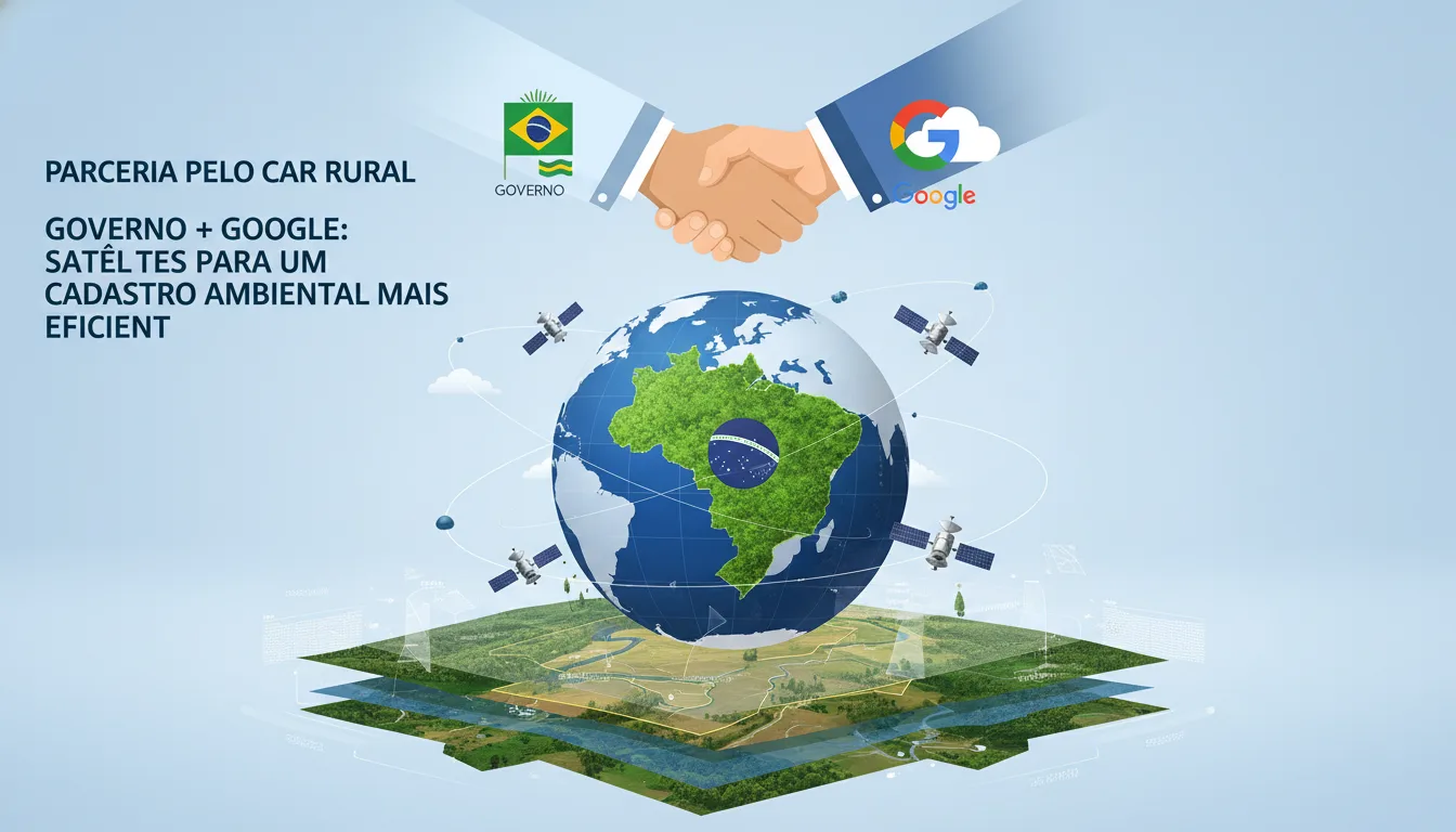 Parceria com Google melhora eficiência do Cadastro Ambiental Rural