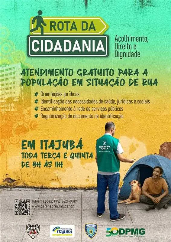 Defensoria Pública leva atendimento gratuito à população em situação de rua em parceria com a PMI