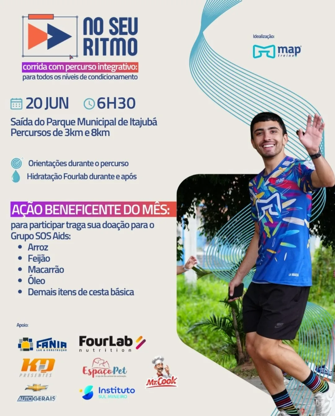 Treinão do No Seu Ritmo em benefício ao SOS AIDS