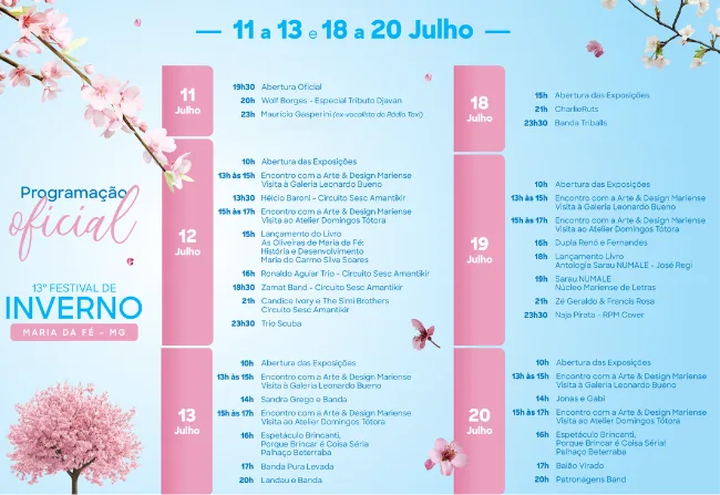 14º Festival de Inverno de Maria da Fé