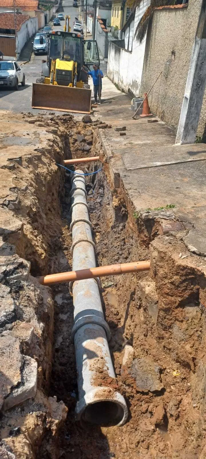 Prefeitura realiza reparo na drenagem no bairro Santa Luzia