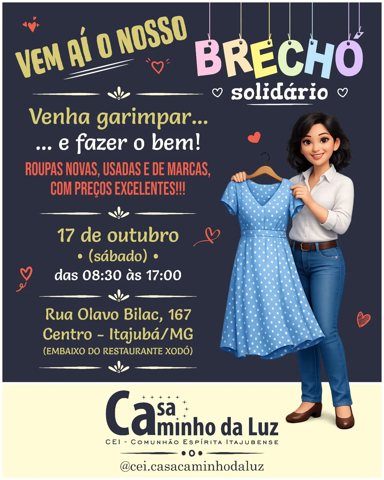 Brechó Solidário Casa Caminho da Luz
