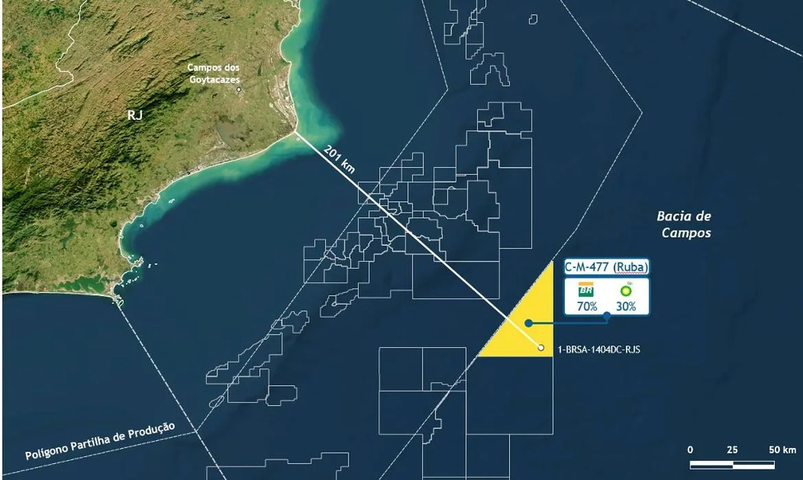 Petrobras faz nova descoberta no pré-sal da Bacia de Campos